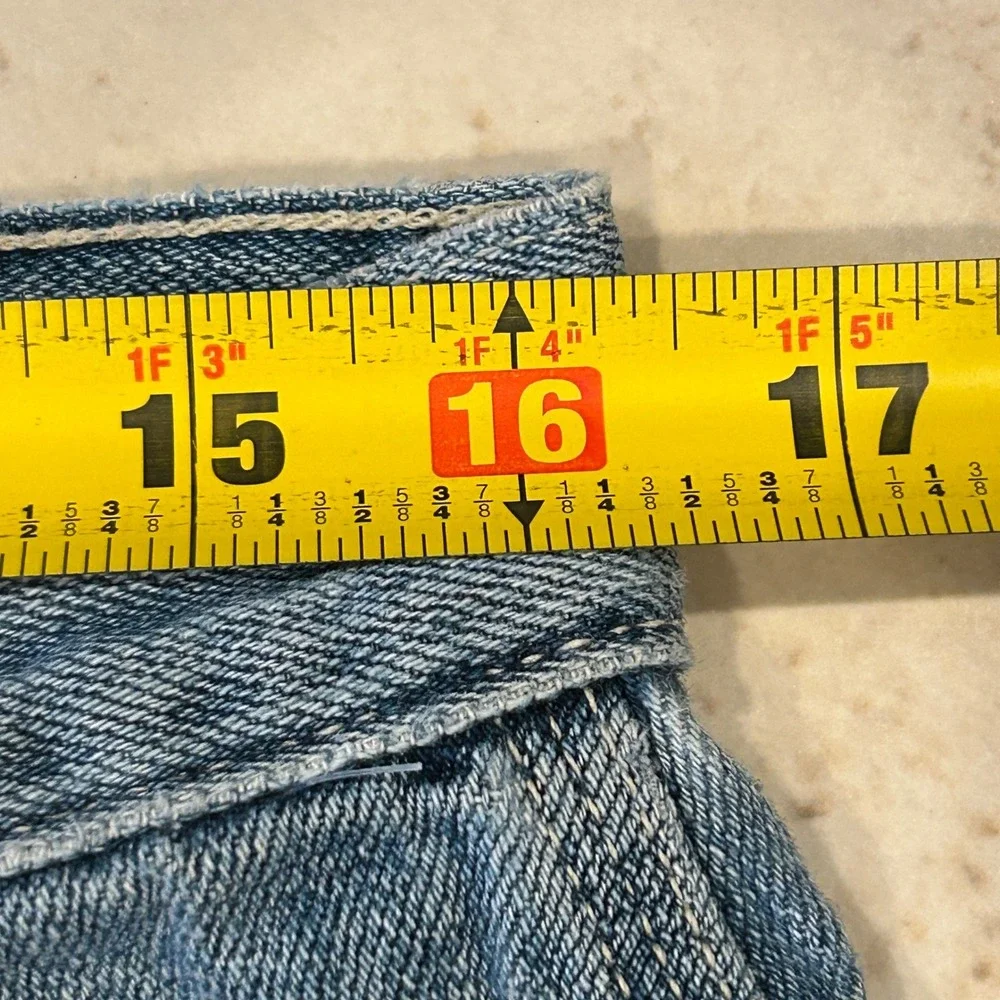 GAP Carpenter Jean Shorts Mens 33 Blue Denim Jorts 10